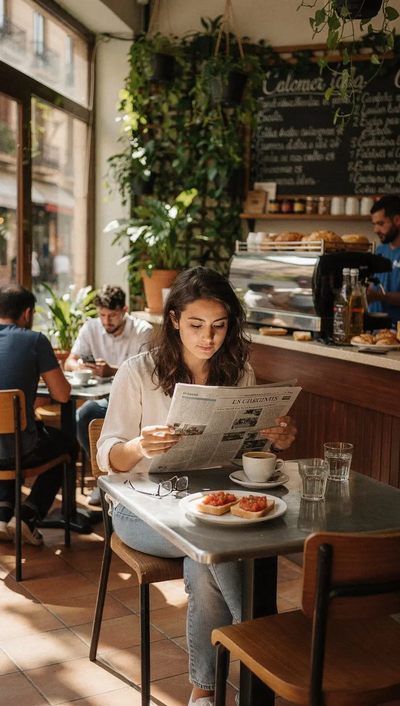 Opiniones culinarias en foros locales de España.